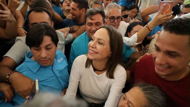 Mar�a Corina Machado est� de vuelta en Venezuela