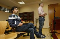 Jos� Ram�n Abal, concejal alecto de Cambados Pode, ayer durante el juicio. 
