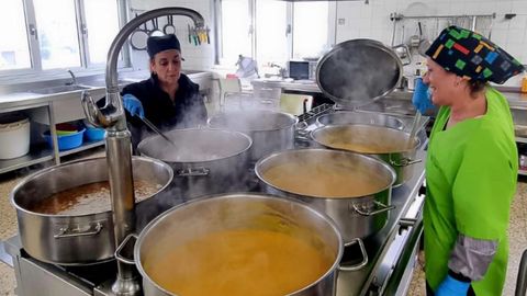 La cocina del CEIP Jos� Mar�a Lage, de Ortigueira, ya ha participado en esta iniciativa