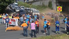 Manifestacin de los trabajadores de Navantia.