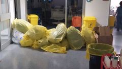 Basura en el HUCA