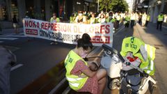 Manifestacin en favor de la permanencia de Ence en Lourizn