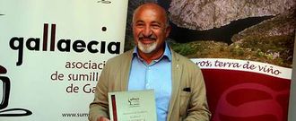 Walter Podda se hizo con una de las distinciones Gallaecia por su vino tinto Fiume 2011.