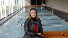 Eva �lvarez, gerente del balneario de Caldas de Partovia