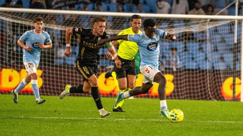 Kibet fue el m�s incisivo de los atacantes del Celta Fortuna