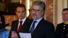 Manuel Mar�n, durante el XXVII aniversario de la Constituci�n, en el 2005