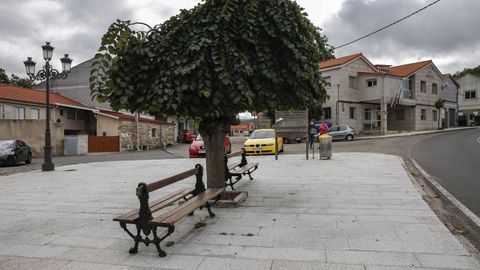 Vista de la localidad de Os Blancos