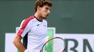 Pablo Carre�o, en su partido frente a Kevin Anderson en Indian Wells