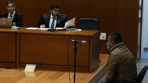 El Chicle, durante la primera de las tres sesiones de juicio en la Audiencia Provincial de A Corua