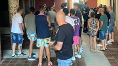 Desalojo de una vivienda okupada en Campelo que motivaron las crticas de Movemento x Poio