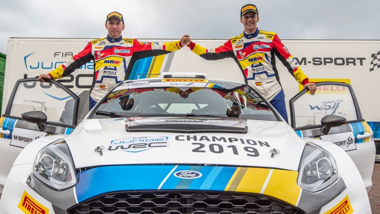 El copiloto de ralis Mauro Barreiro, campeón del mundo júnior