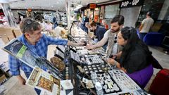 La feria dedicada a los minerales se celebra en el centro comercial plaza El&iacute;ptica.