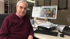 Pablo López Barrera, exconcejal de Sarria y socio de honor de la SD Sarriana