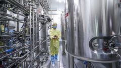 Planta del Grupo Farmac�utico Nacional de China (Sinopharm) en Pek�n