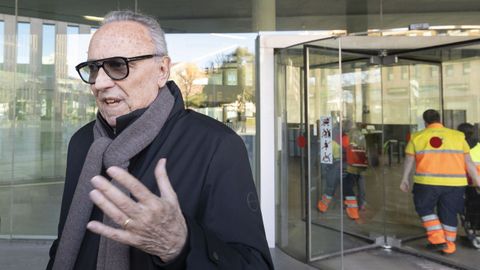 Joan Gaspart, a su salida del juzgado