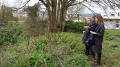 Lara M�ndez visit� la zona donde se crear� el p�rking