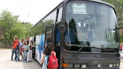 Autobus escolar.Autobus escolar