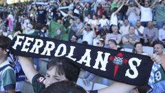 Aficionados del Racing frente al Deportivo.