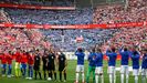 Aficin del Real Oviedo en El Molinn antes del derbi de la 17/18