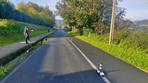 Pruebas con los nuevos bolardos