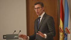 Feijoo ha causado desconcierto al no descartar que el PP se abstuviese en septiembre
