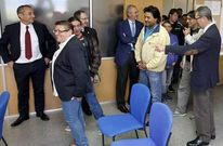 Responsables de Endesa, C�ritas y el Concello participaron en la jornada de inauguraci�n. 