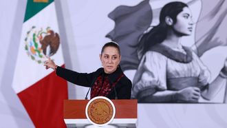 La presidenta mexicana, Claudia Sheinbaum