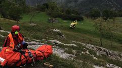 Rescate a un pastor en Cabrales