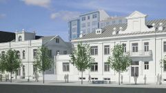 Recreaci�n del proyecto para rehabilitar el antiguo edificio de la Comandancia Naval, incluido dentro del plan del Puerto para revalorizar la fachada mar�tima de Ferrol