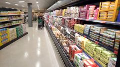 Productos en un supermercado gallego