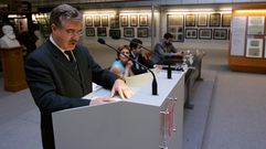 Bermdez Alvite, en una entrega de premios en el Museo de La Voz