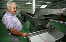 David Corral, en las instalaciones de la empresa de la que es gerente.