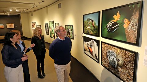 El comisario, en la presentaci�n en la sala del teatro Afundaci�n. 