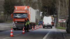 Controles en la frontera con Portugal