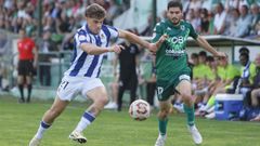 Pascu, crucial para los verdes en distintas fases del torneo, ganó otro duelo físico al joven Jon Merino