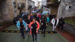 Andaina en favor de la ataxia en A Ponte do Porto, el a�o pasado