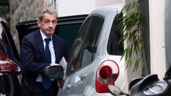 Nicolas Sarkozy, tras ser notificado su ingreso en prisin
