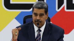 Nicols Maduro, comparece ante la CNE tras el anuncio de su victoria presidencial.