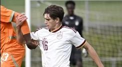 El jugador del Celta Mateo Sobral, con la selecci�n espa�ola sub-18.