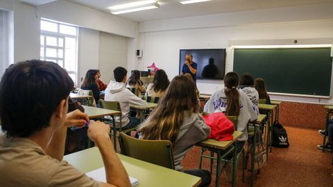 IES Virxe do Mar de Noia, el pasado mes de septiembre