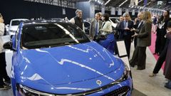 Imagen de archivo del sal�n del autom�vil en el Ifevi