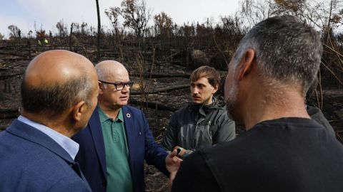El presidente de la Confederacin Hidrogrfica y el subdelegado del Gobierno visitaron Carballeda de Avia.