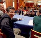 Castro, en un momento de la breve asamblea que el viernes lo encumbr� a la presidencia.