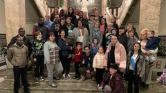 La expedici�n del Cented Academy hizo una parada para cenar en  el seminario de Vitoria antes de iniciar la �ltima etapa del viaje entre Polonia y O Ribeiro