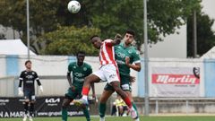 El Real Sporting mostró un ritmo y una calidad superior y dominó al Arenteiro de principio a fin en Ribadeo.