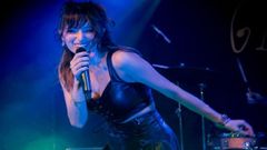 La cantante Nunzia durante una de sus actuaciones