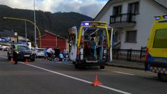 Dos ambulancias, Polic�a Local y Polic�a Nacional se movilizaron para auxiliar al octogenario