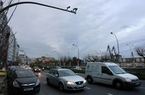 C�maras instaladas para controlar el tr�fico y sancionar en Linares Rivas. 