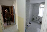 Uno de los pisos vac�os de Recimil durante su proceso de reparaci�n, en una foto de archivo.
