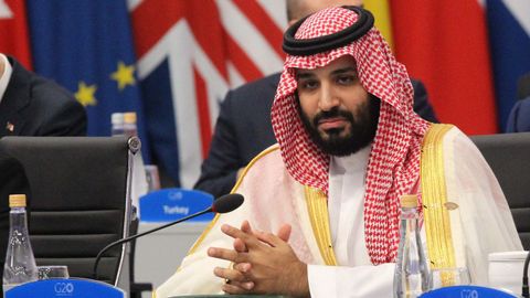El pr�ncipe heredero saud�, Mohammed Bin Salman